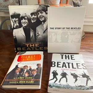4 Beetles books, 3 hardcover and 1 softcover
